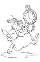 Alice In Wonderland kleurplaat 17